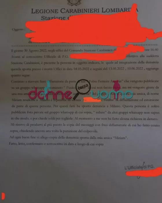 escort.it - ALESSANDRA LEHR TRAV PERICOLOSO fa foto cliente poi ricatta