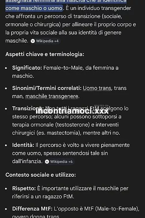 escort.it - Trans ftm